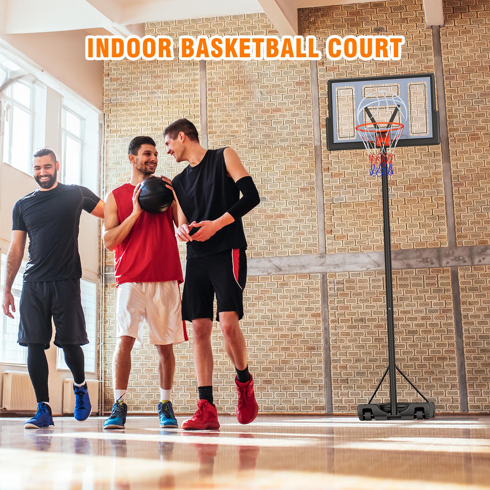 Yohood Basketball Hoop Outdoor 10ft Adjustable